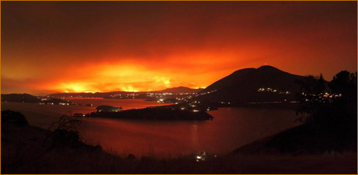 The Valley Fire at The Mountain Of Attention