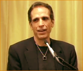 <span class=caption>Anthony Costabile giving a presentation  about Adidam on Never Not Here TV, January, 2011